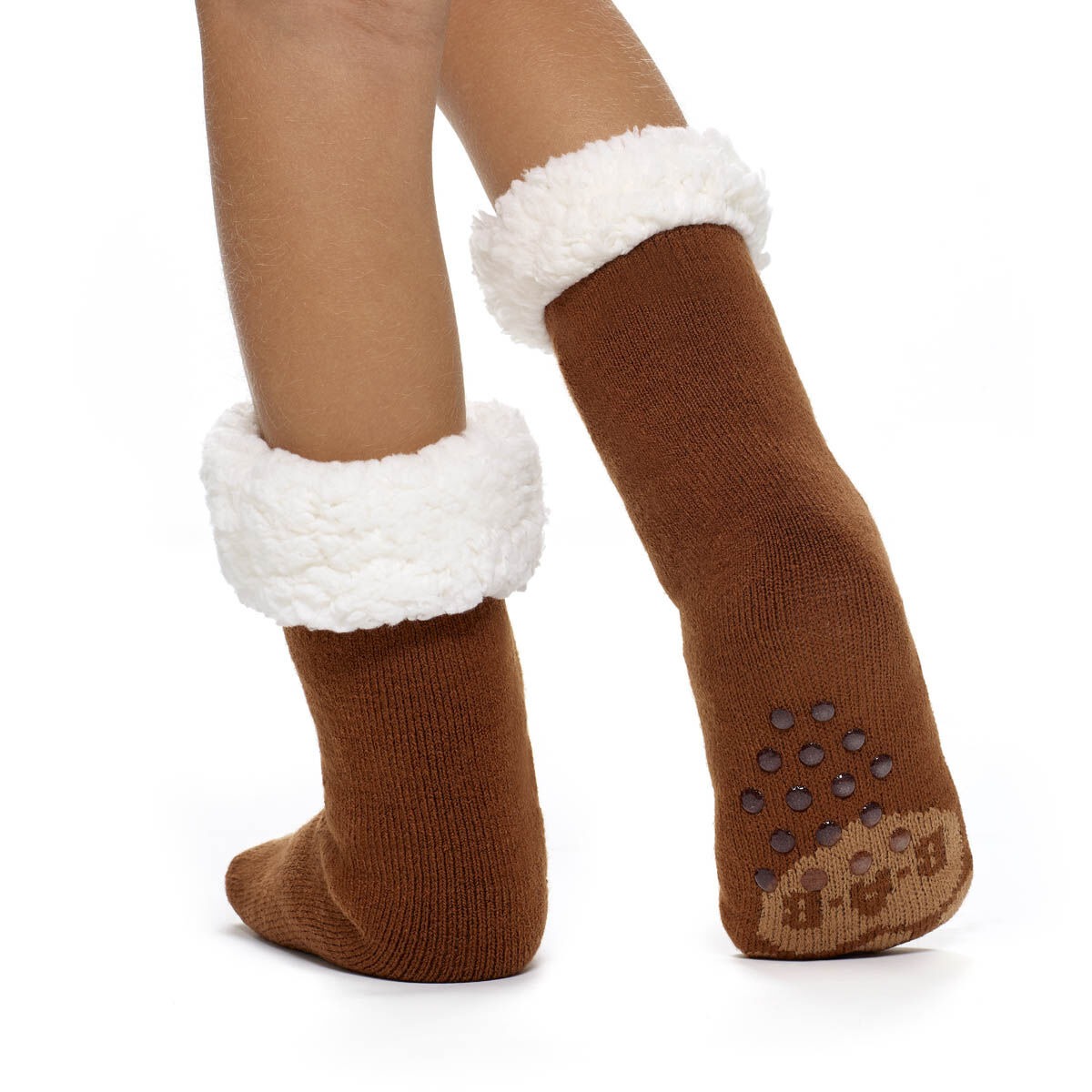 Build-A-Bear Pajama Shop Bear Paw Slipper Socks - Toddler, Youth & Adult - Image 4