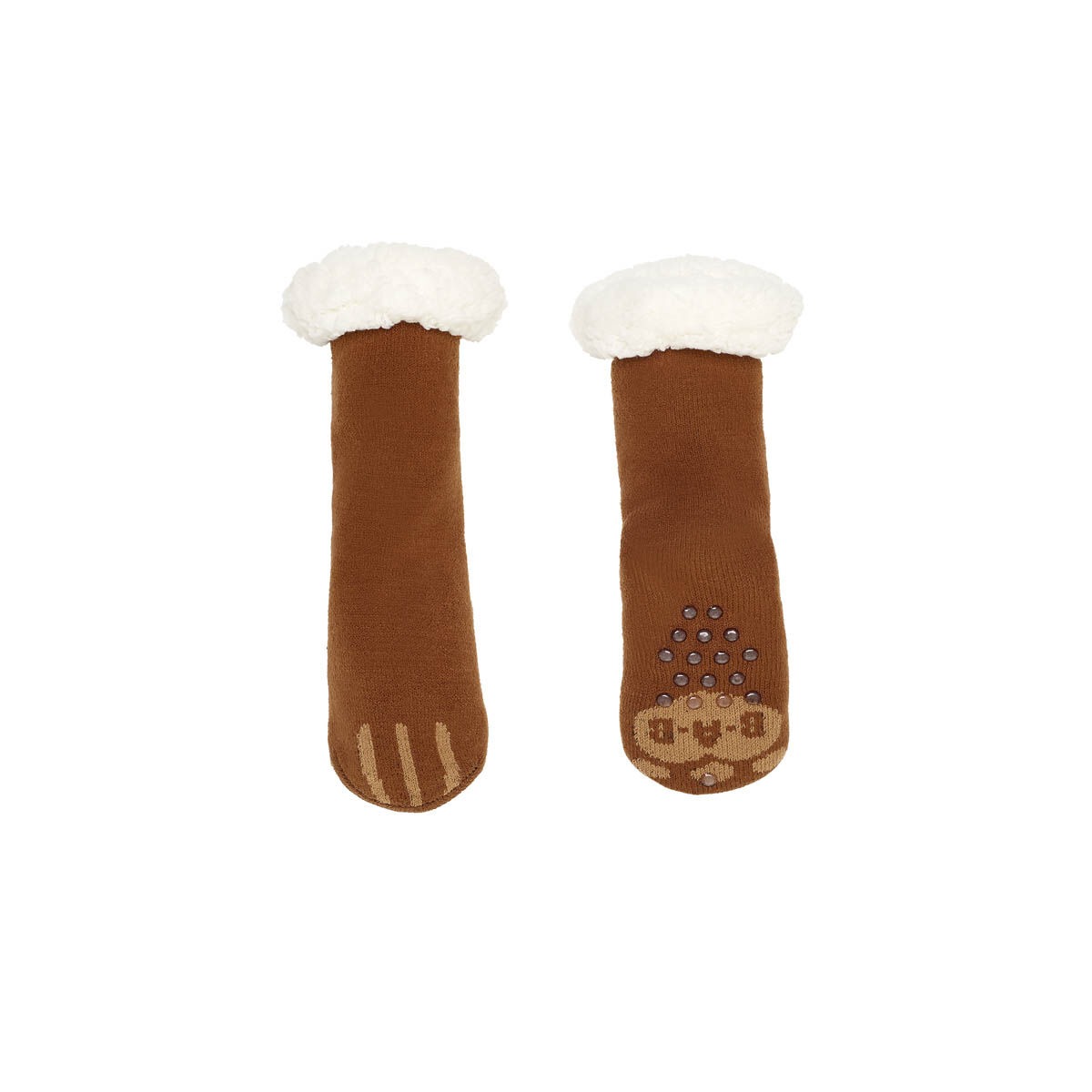 Build-A-Bear Pajama Shop Bear Paw Slipper Socks - Toddler, Youth & Adult - Image 5