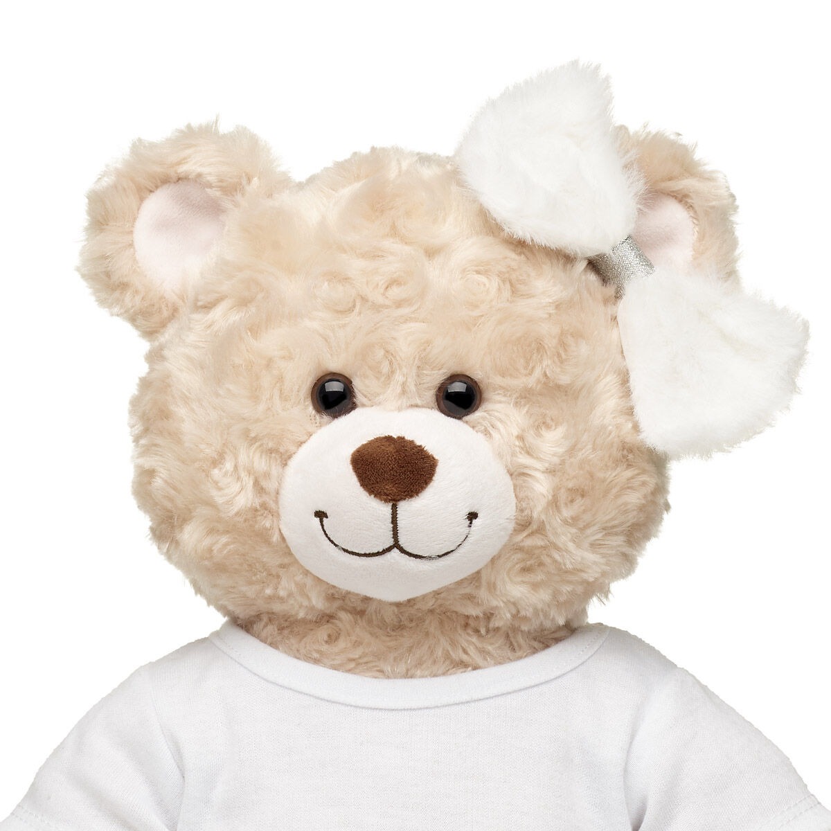 Fuzzy White Bow - Image 3