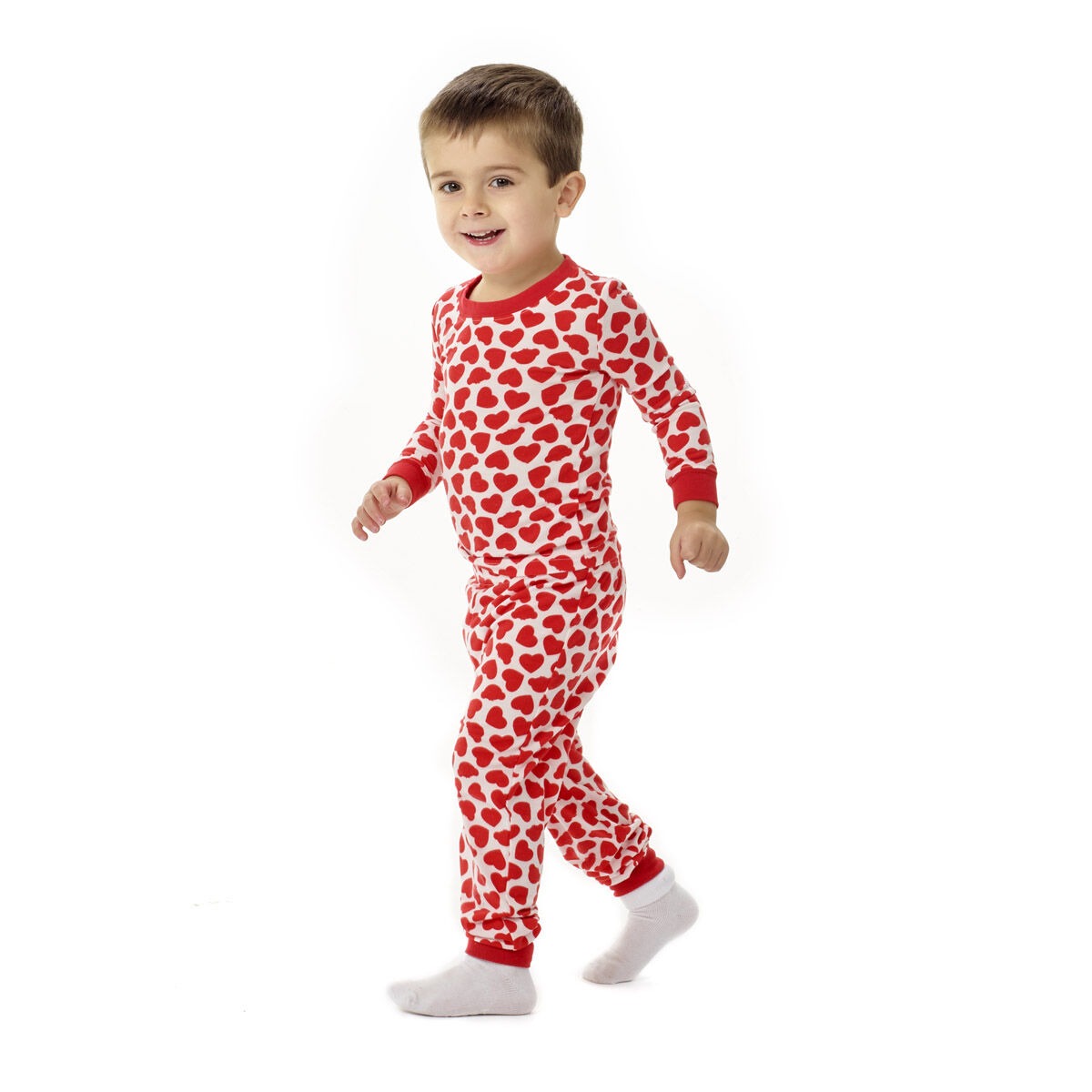 Build-A-Bear Pajama Shop Red Hearts PJ Top - Toddler and Youth - Image 4