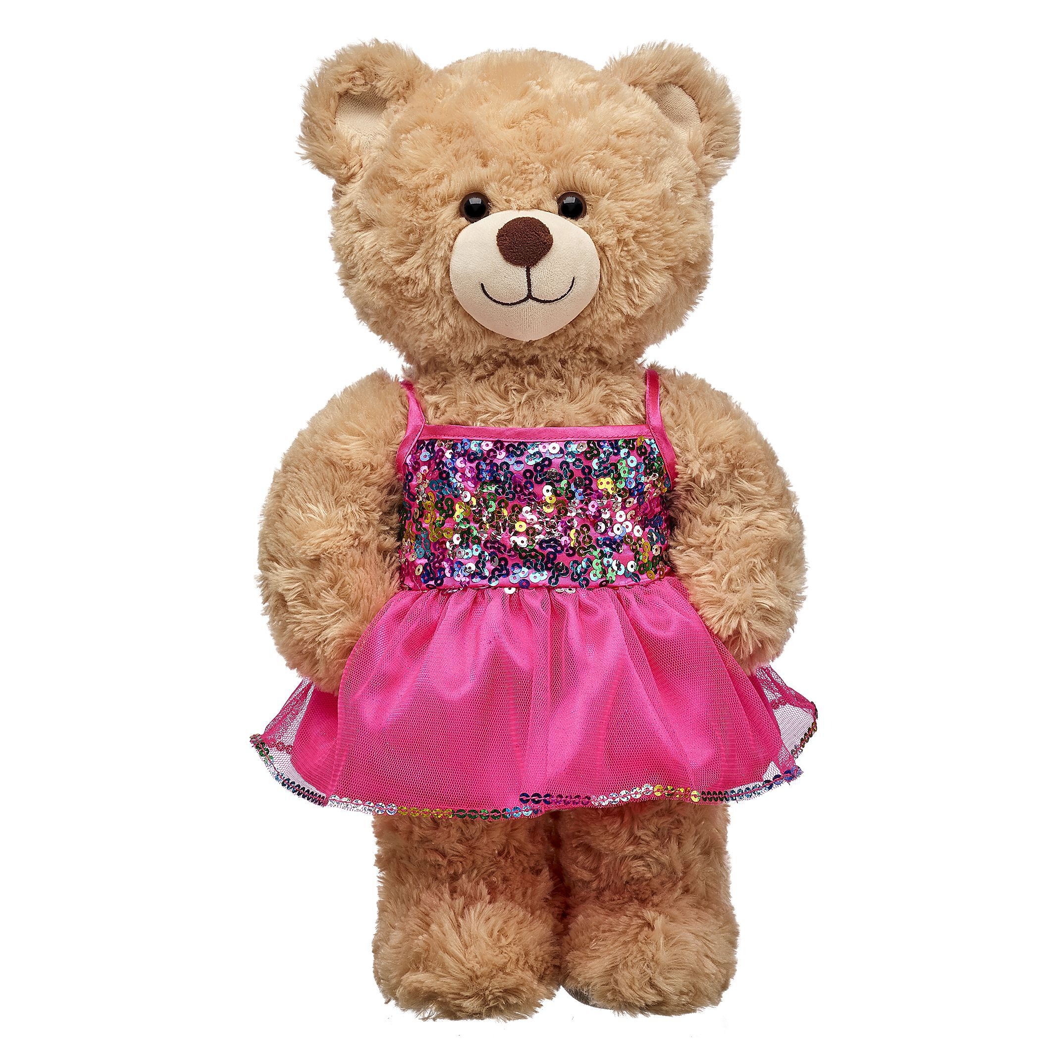 Pink Rainbow Sequins Dress - Image 3