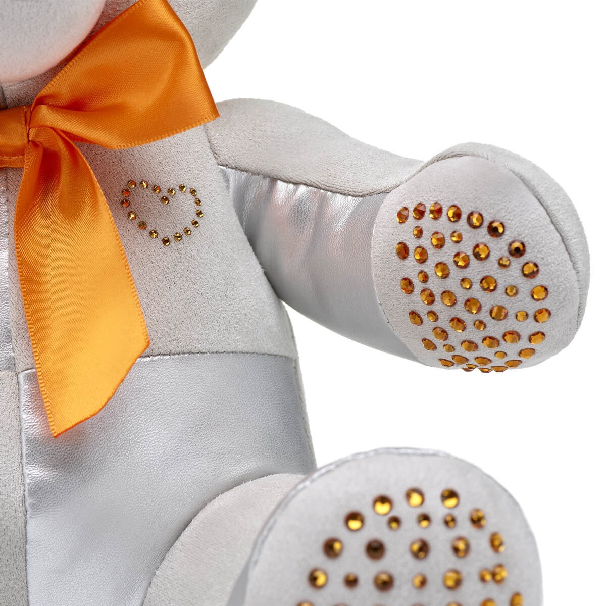 Build-A-Bear Birthstone Bear Featuring Swarovski Topaz crystals - Image 8