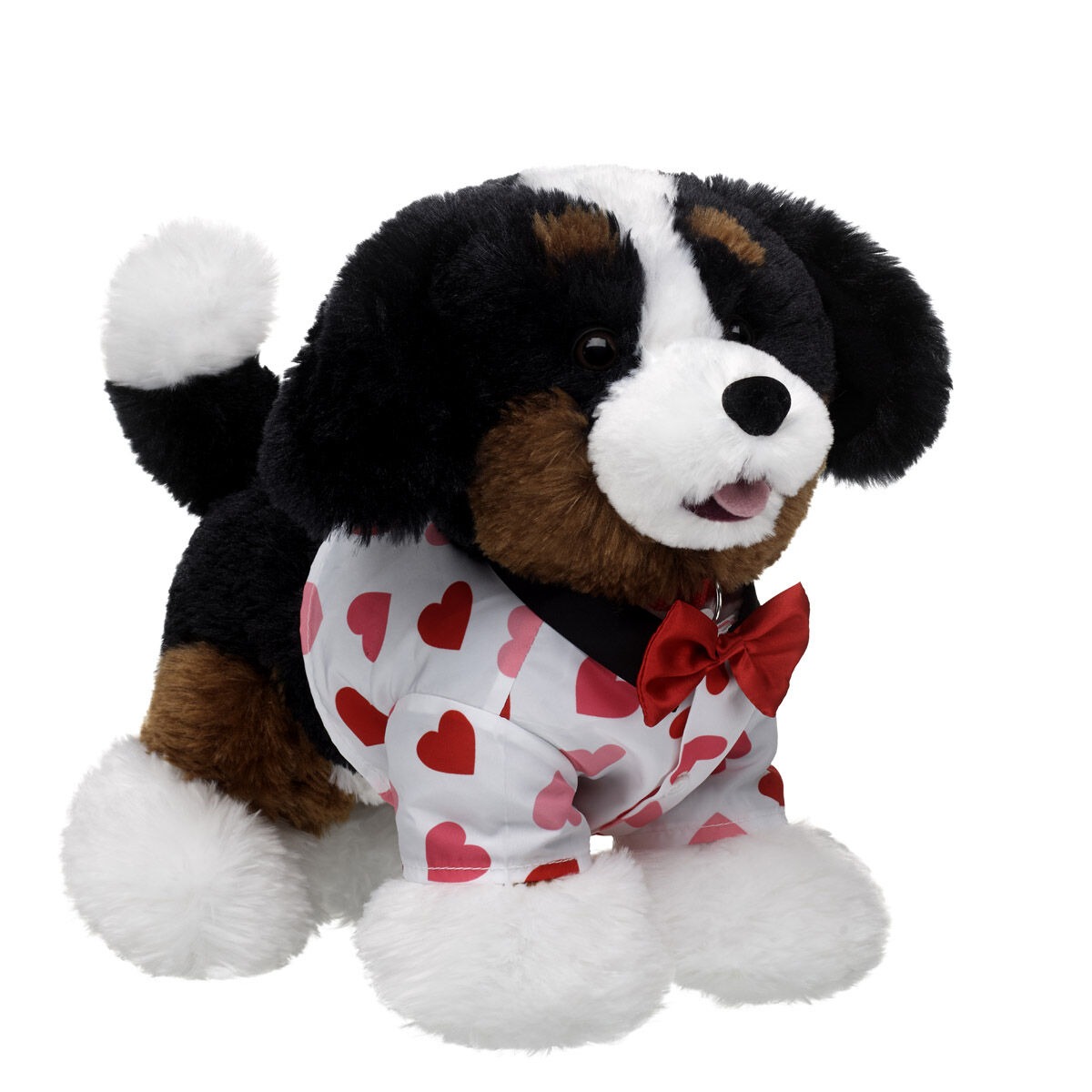 Promise Pets Bernese Mountain Dog Stuffed Animal Valentine's Day Gift Set