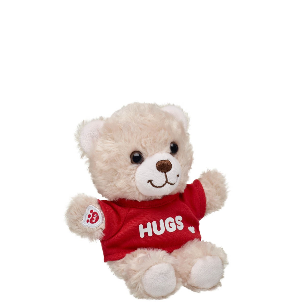 Build-A-Bear Mini Beans Happy Hugs Teddy Bear with Hugs T-Shirt