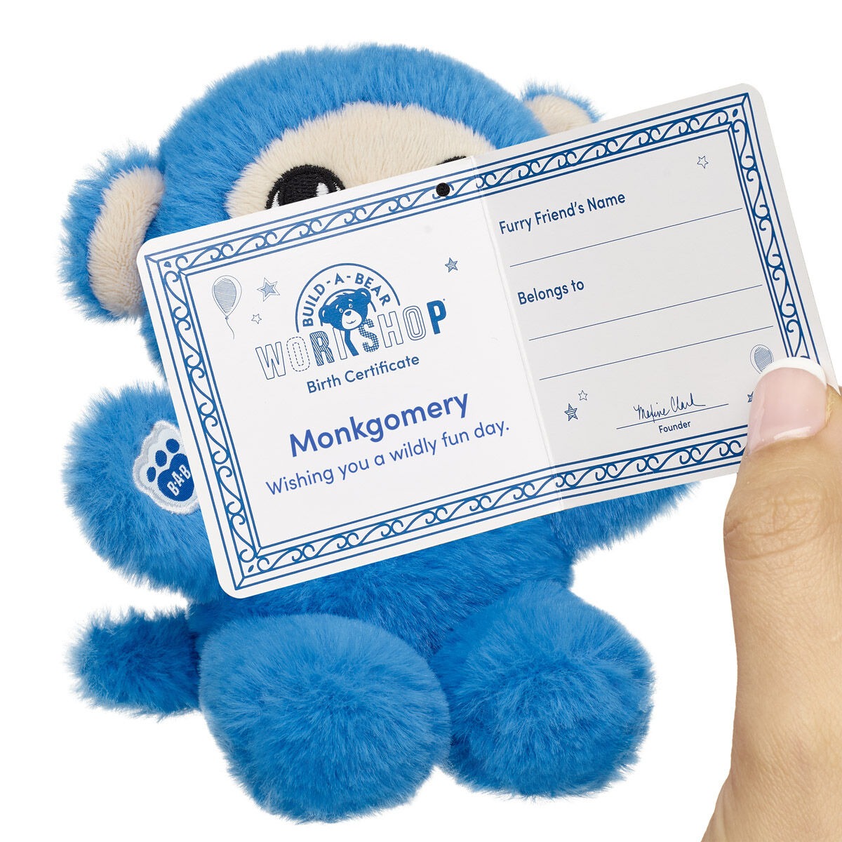 Mini Beans KABU Monkgomery Monkey Stuffed Animal - Image 3
