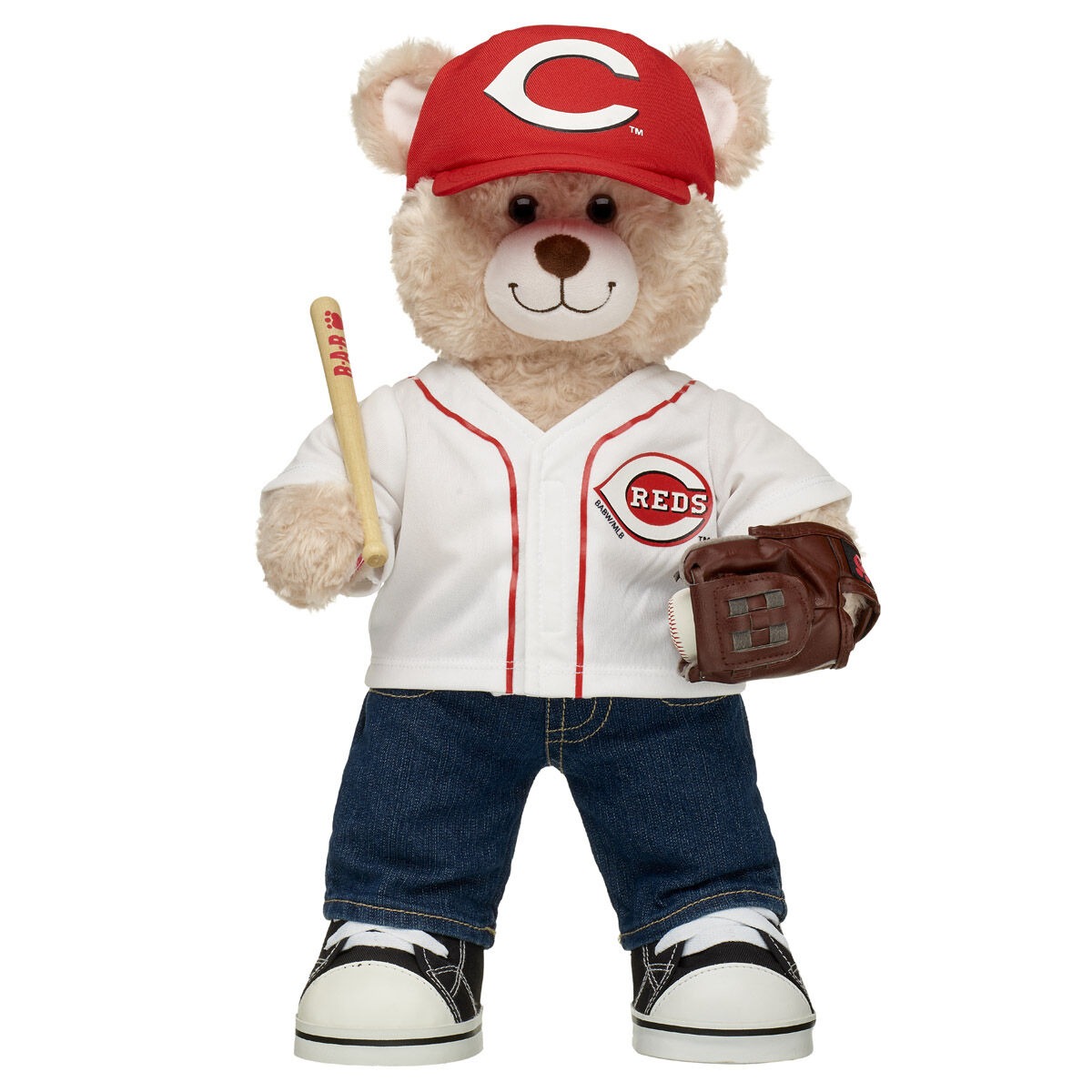 Happy Hugs Teddy Bear Cincinnati Reds Gift Set
