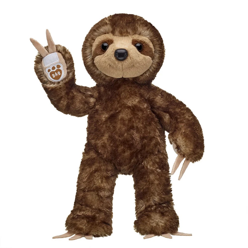 Brown Sloth Stuffed Animal - Image 3
