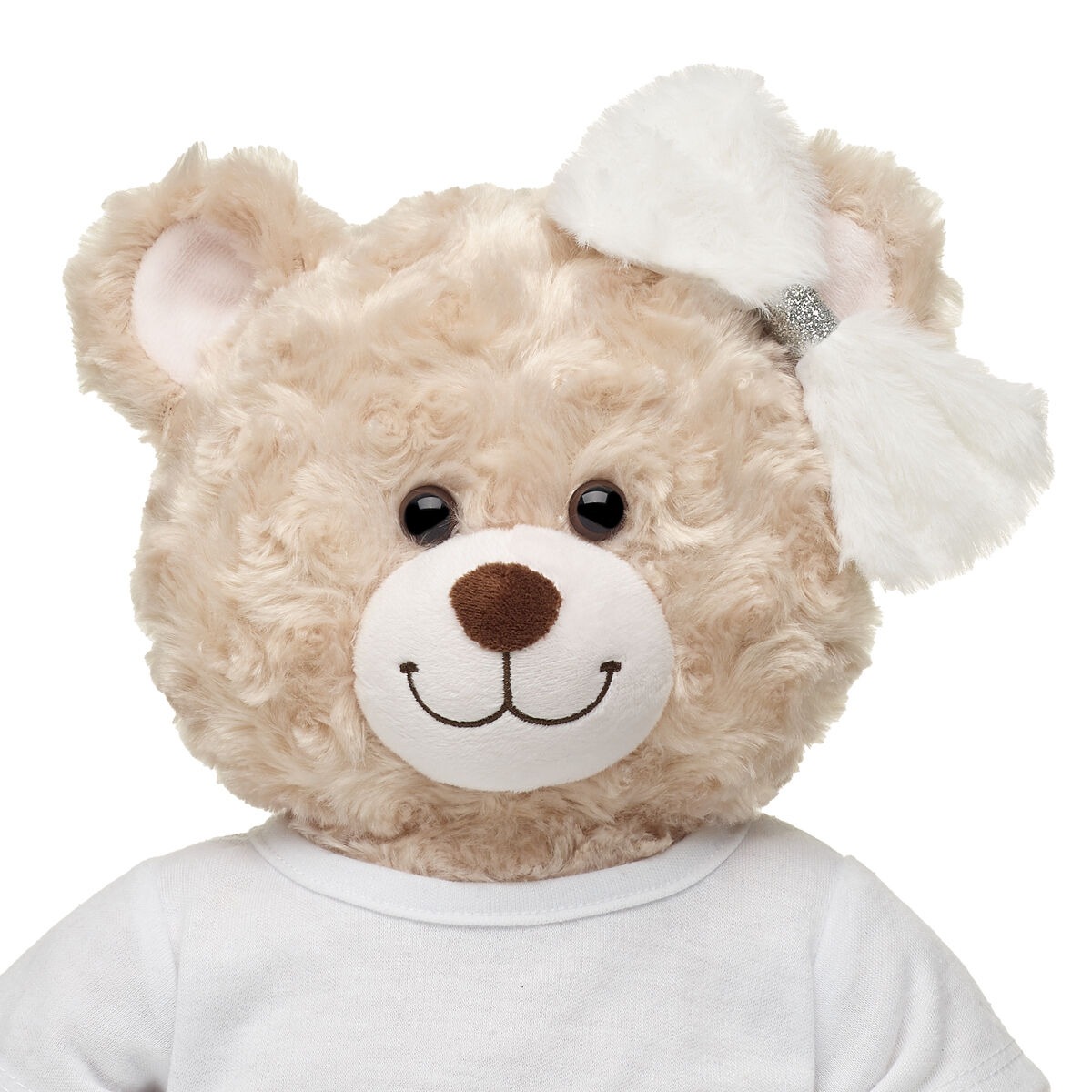 Fuzzy White Bow - Image 3