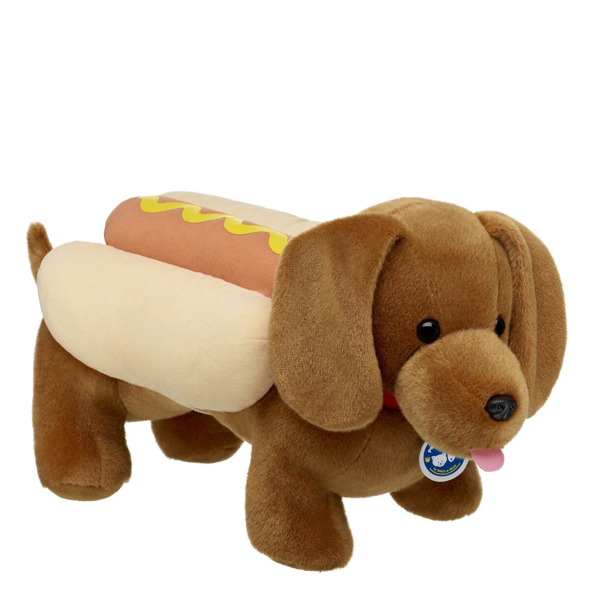 Promise Pets Dachshund Stuffed Animal Hot Dog Costume Gift Set