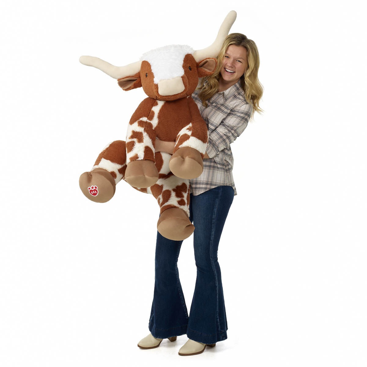 Giant Longhorn Cow Stuffed Animal - Image 3