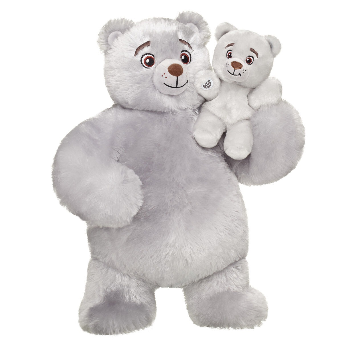 Glisten and the Merry Mission Grizz Grizzly Bear Plush & Build-A-Bear Mini Beans Gift Set