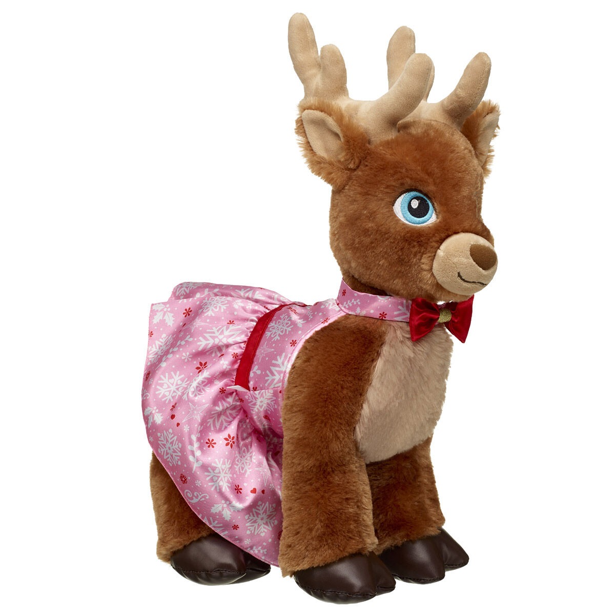 Red & Pink Snowflake Dress - Image 3