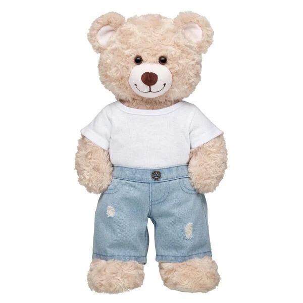 Distressed Light Denim Jeans - Image 3