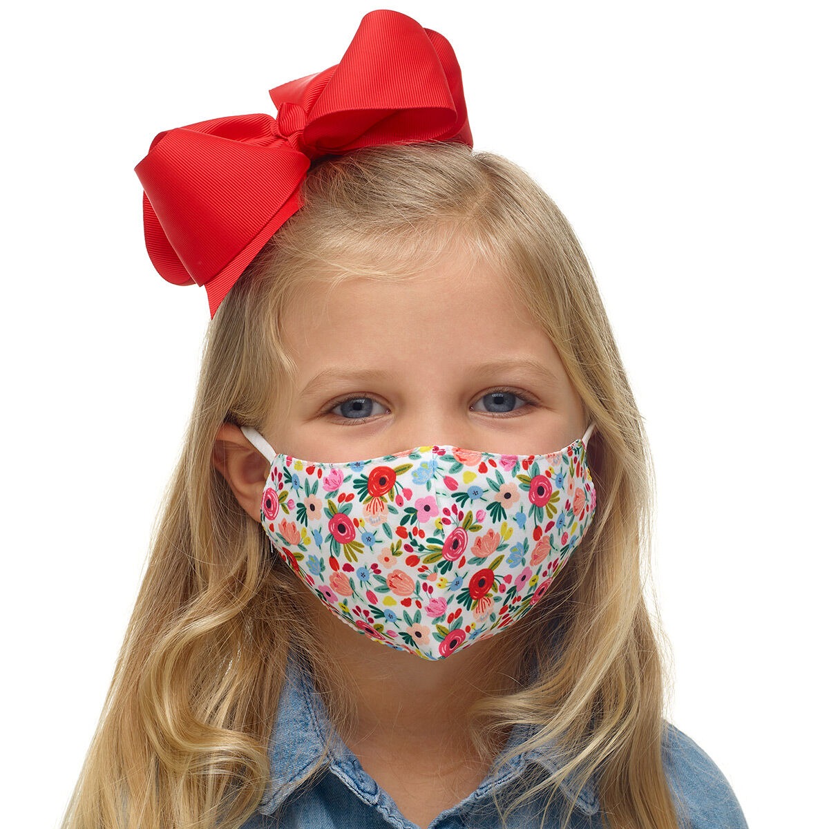 Child-Size Flower Face Mask - Image 3