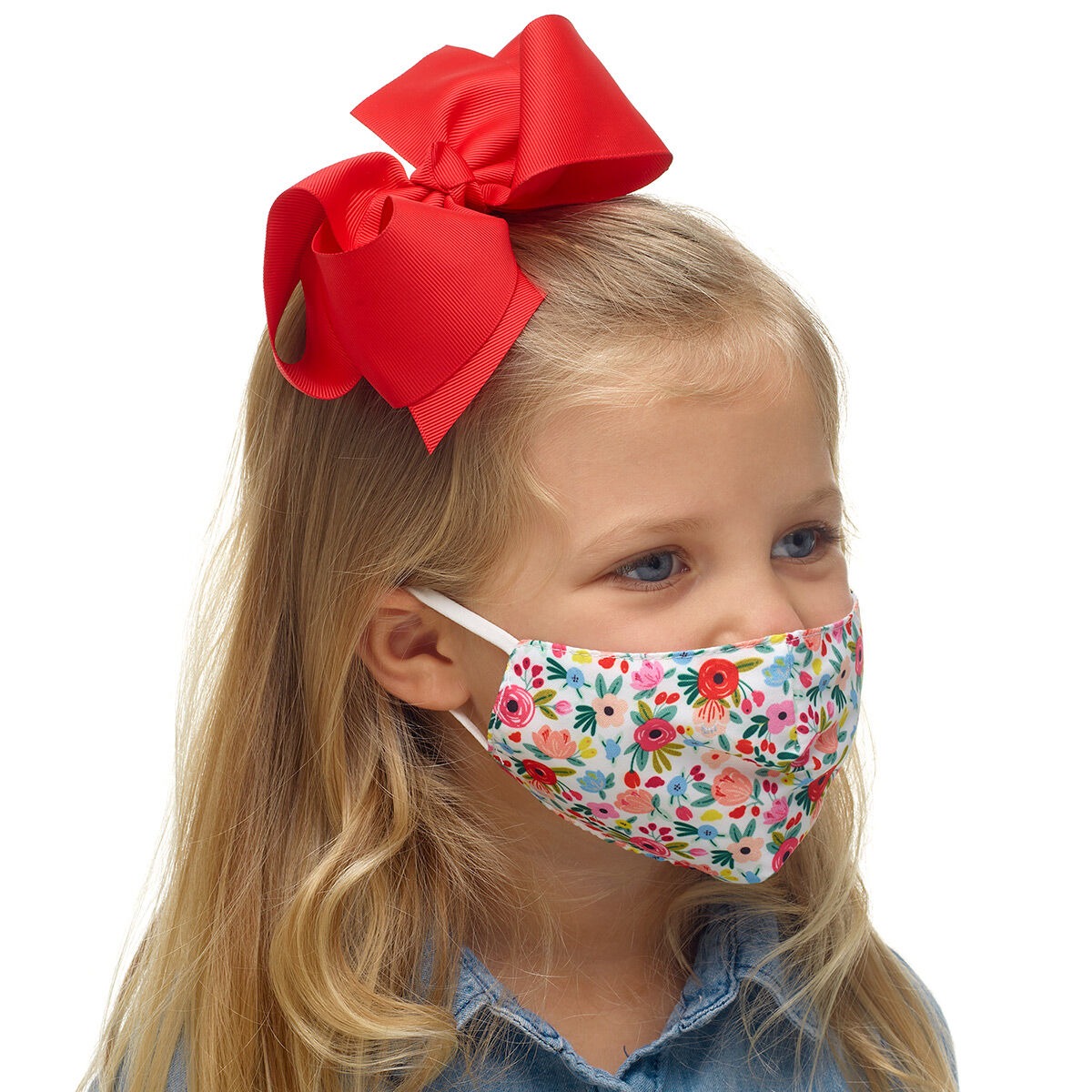 Child-Size Flower Face Mask - Image 4