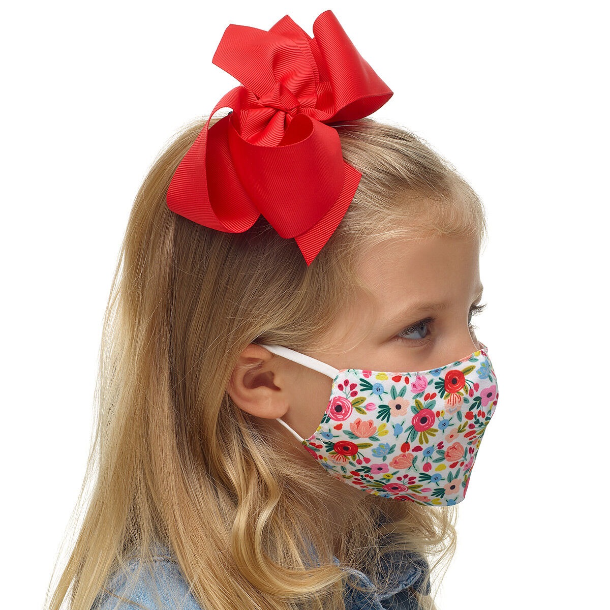 Child-Size Flower Face Mask - Image 5