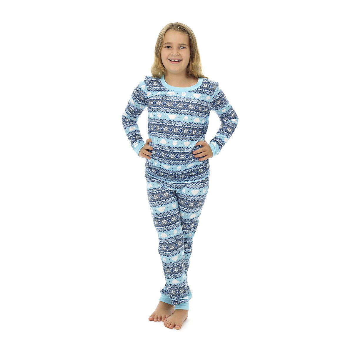 Build-A-Bear Pajama Shop Winter Fair Isle Top - Toddler & Youth - Image 4