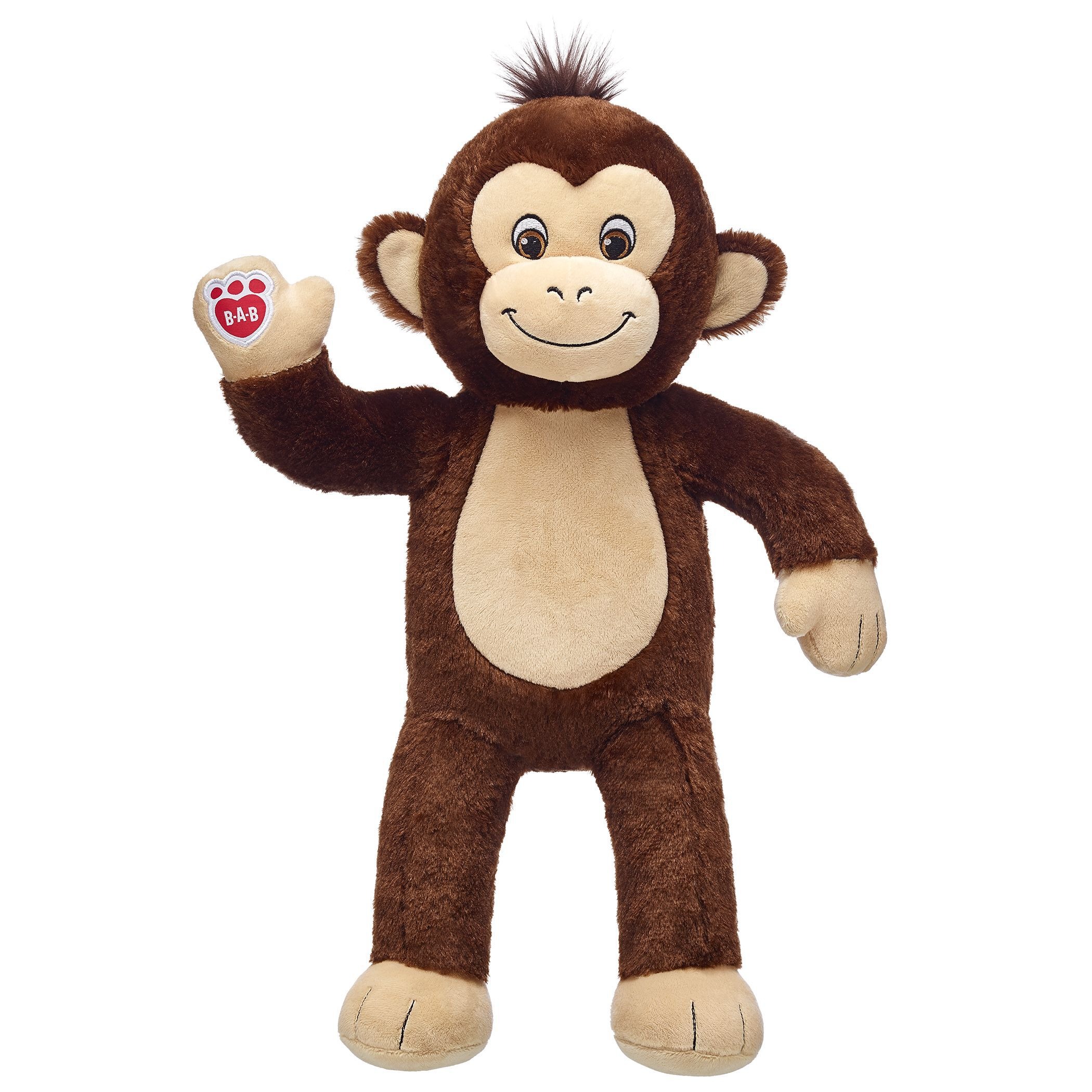 Smiley Monkey Stuffed Animal - Image 3