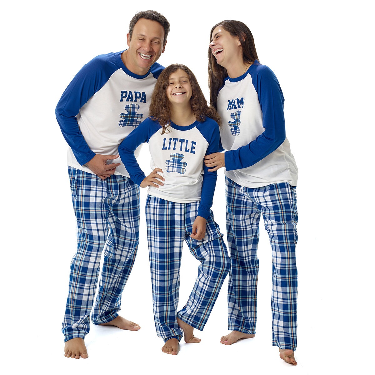 Build-A-Bear Pajama Shop Papa Bear Raglan Top - Adult - Image 6