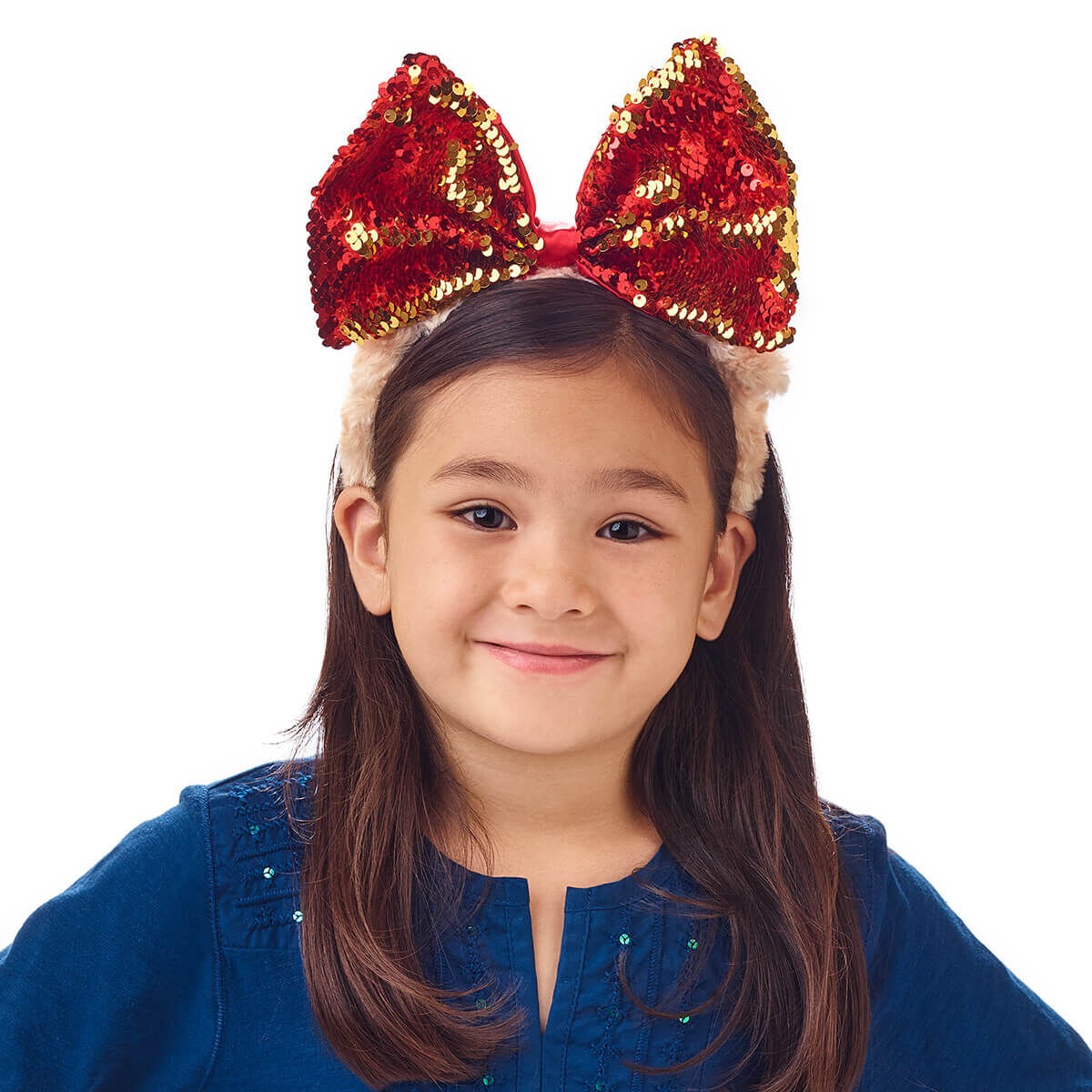 Sequin Bow Bear Headband for Kids - Image 3