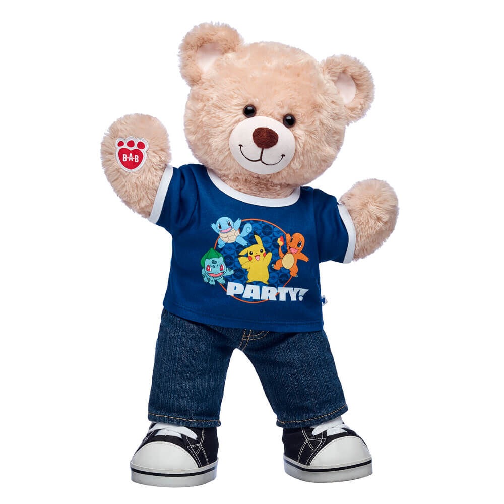 Happy Hugs Teddy Bear Pok??mon Party Gift Set