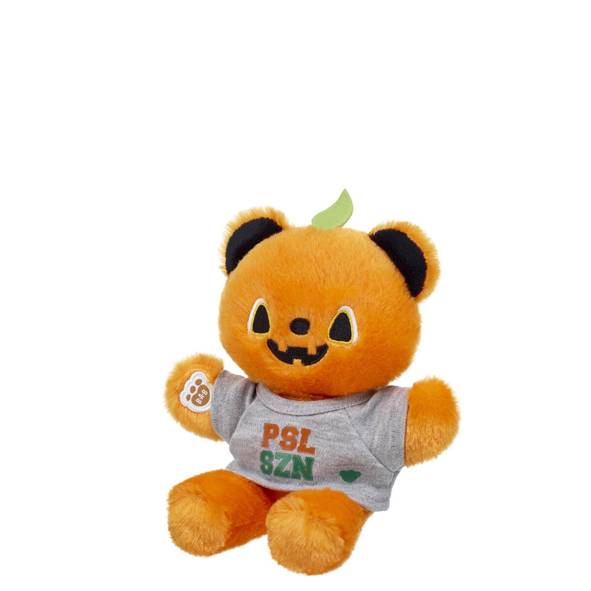 Build-A-Bear Mini Beans Pumpkin Teddy Bear with PSL SZN T-Shirt