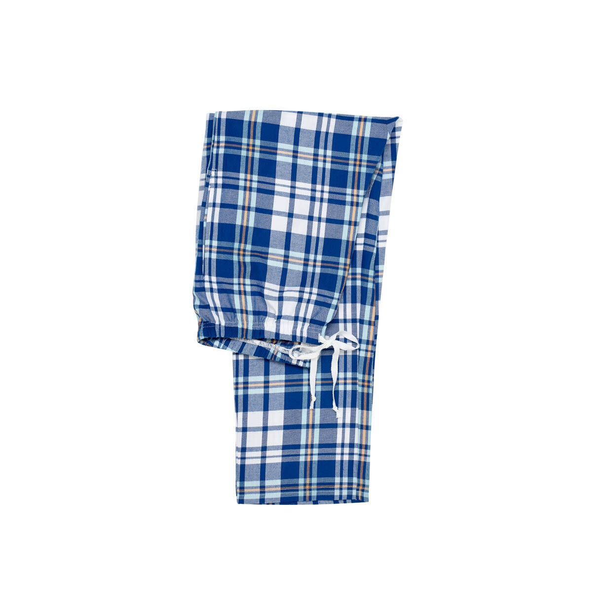 Build-A-Bear Pajama Shop Blue Plaid Pants - Adult - Image 3