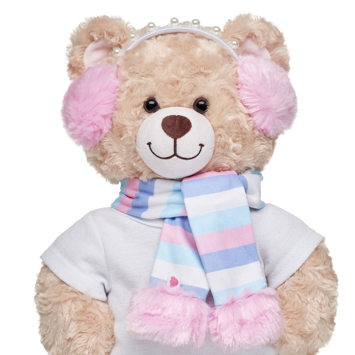 Pearl Earmuffs and Scarf Set - Image 3