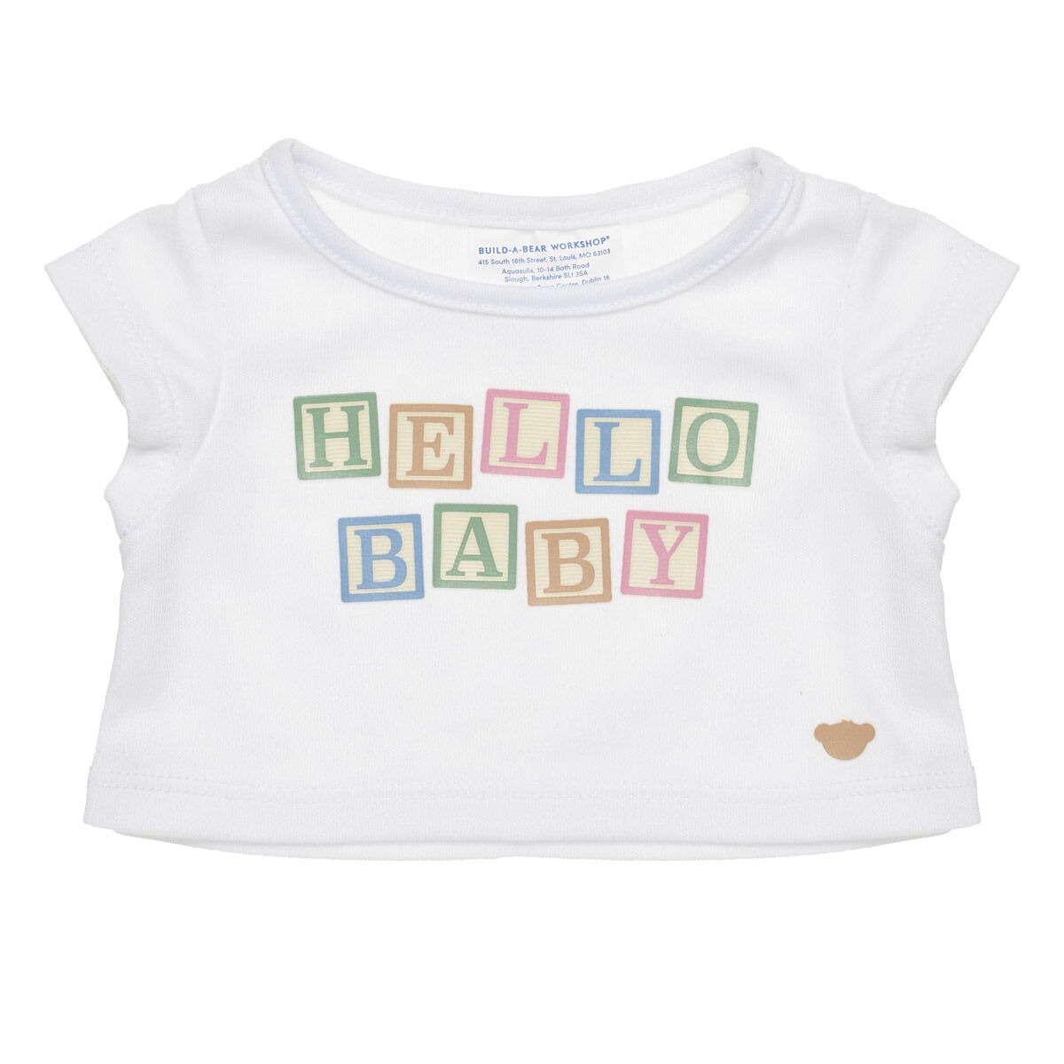 Baby Brown Teddy Bear "Hello Baby" Gift Set - Image 4