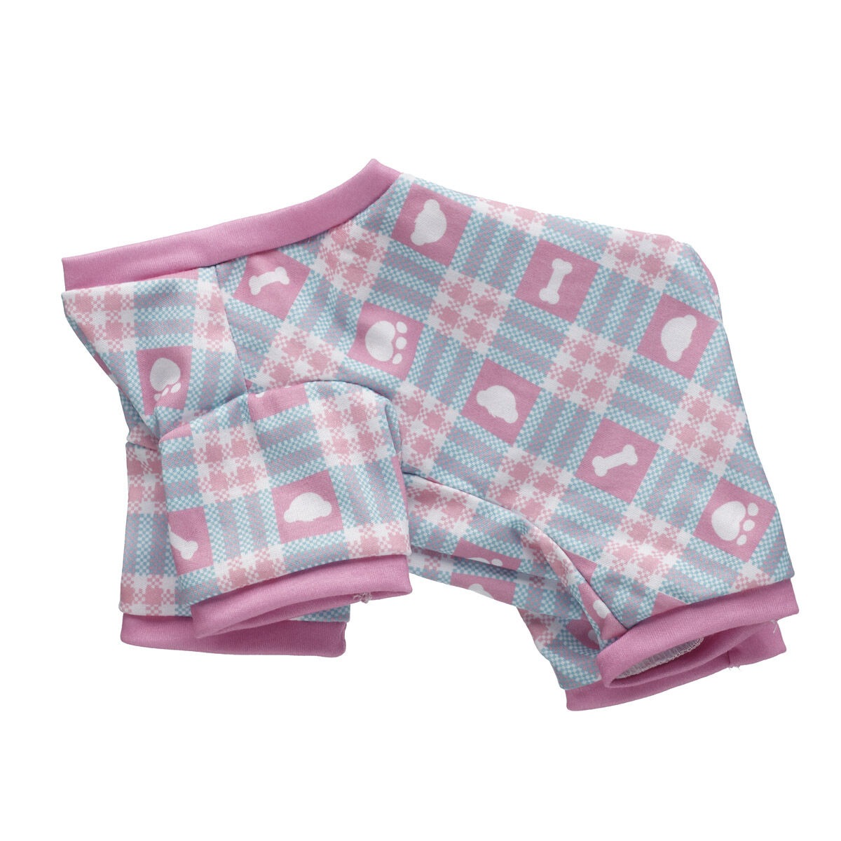 Promise Pets Pink Plaid Sleeper