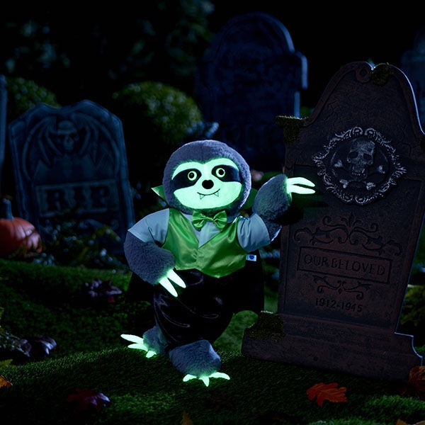 Vampire Glow Sloth Stuffed Animal - Image 4