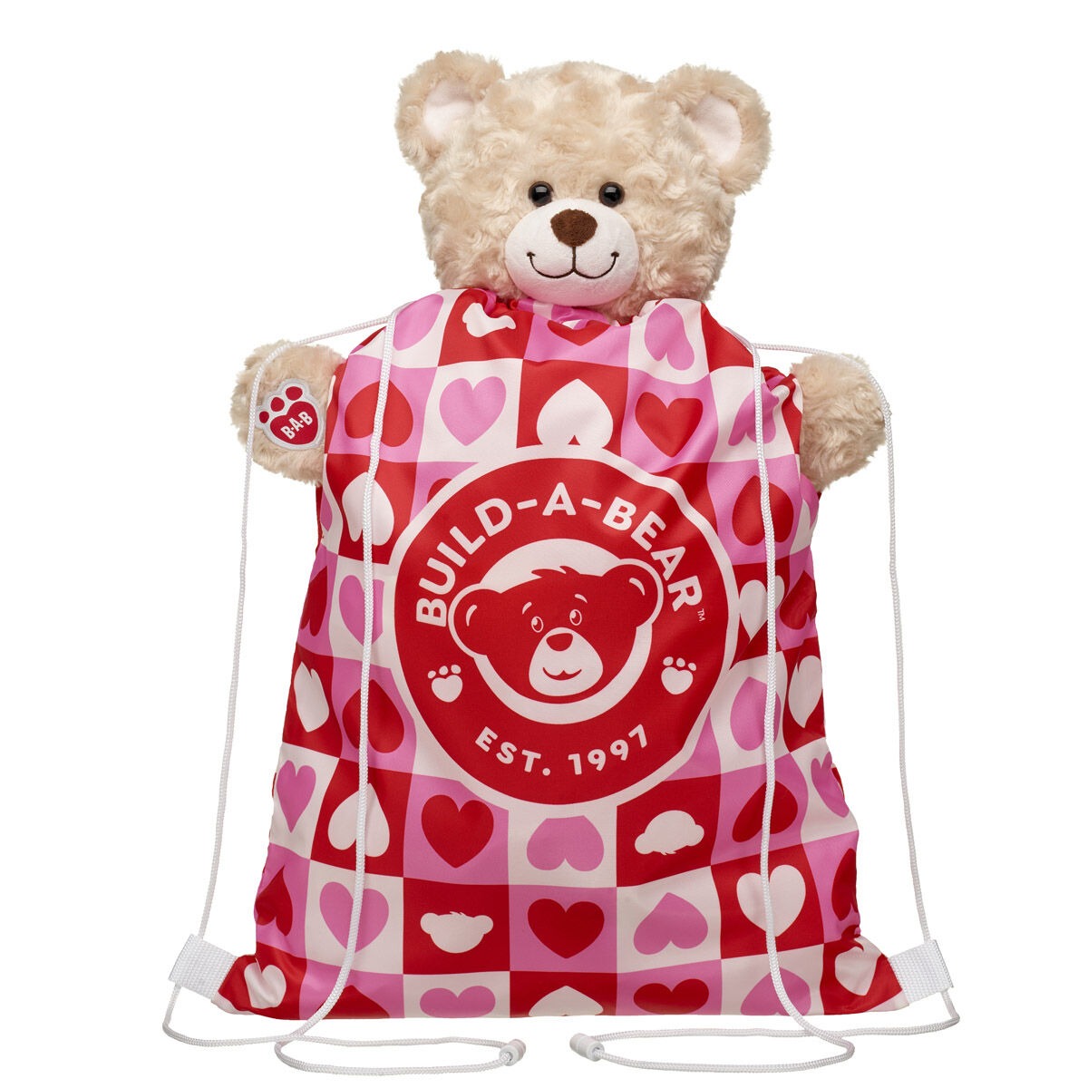 Heart Print Toy Bear Carrier - Image 3