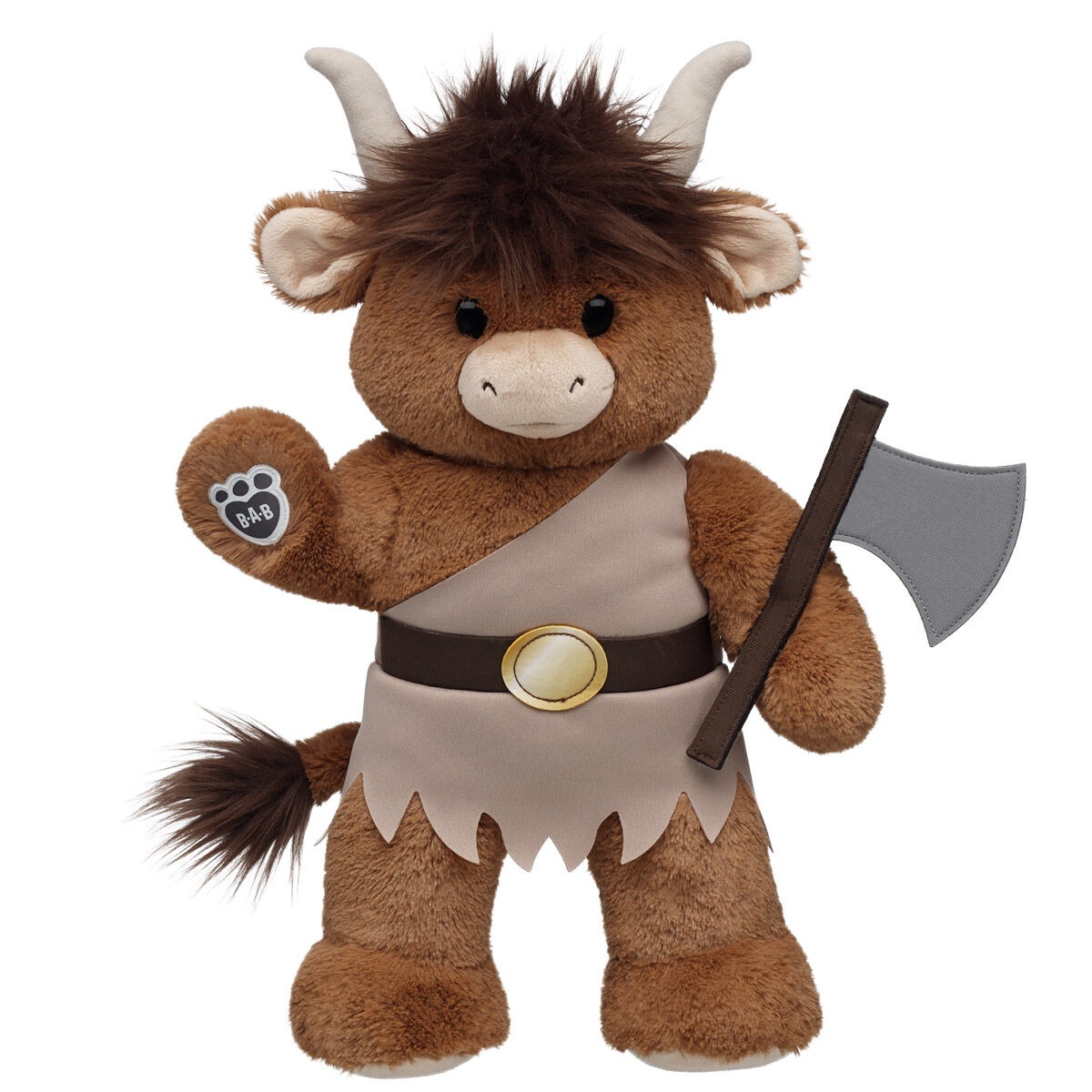 Minotaur Plush with Warrior Outfit & Axe - Image 4
