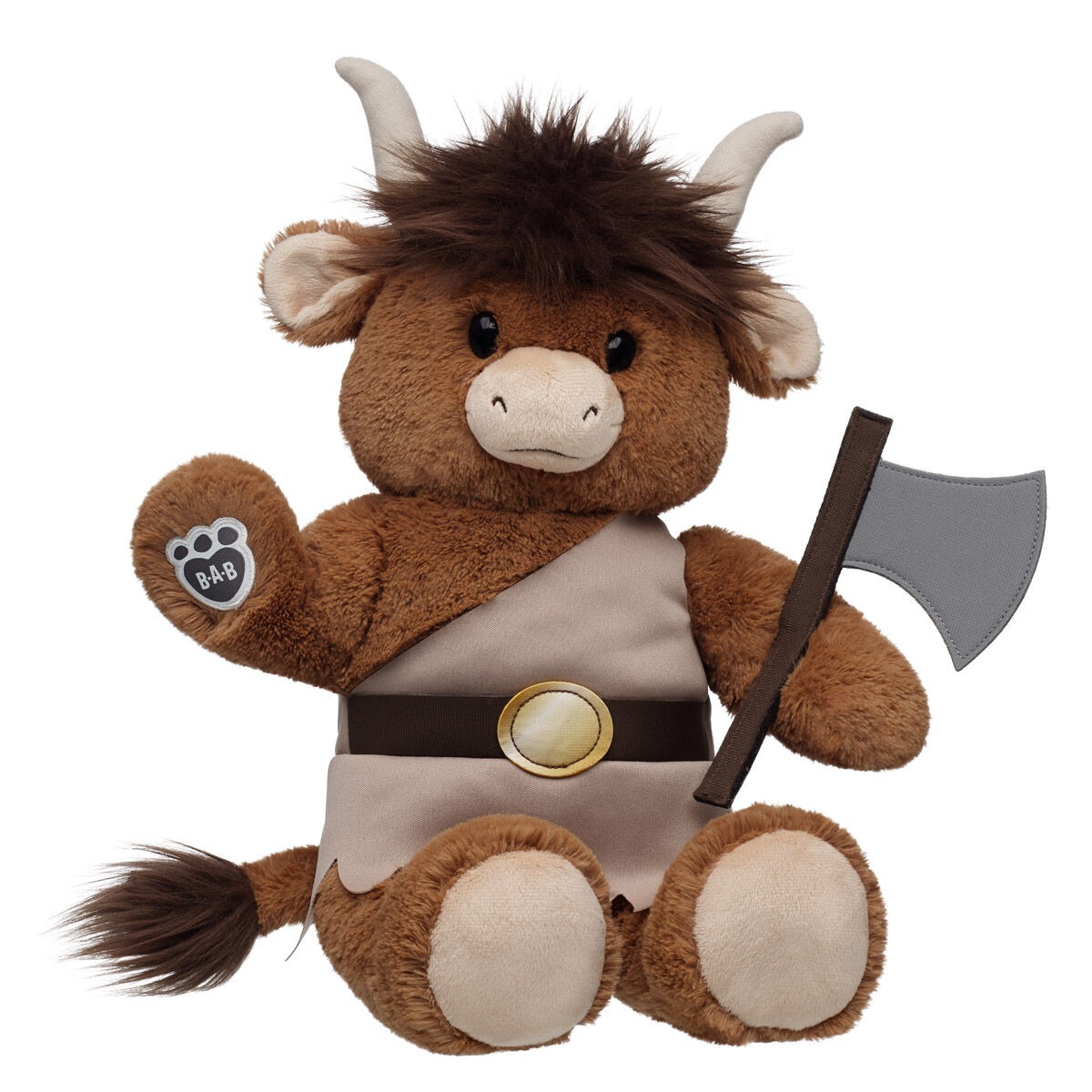 Minotaur Plush with Warrior Outfit & Axe - Image 3