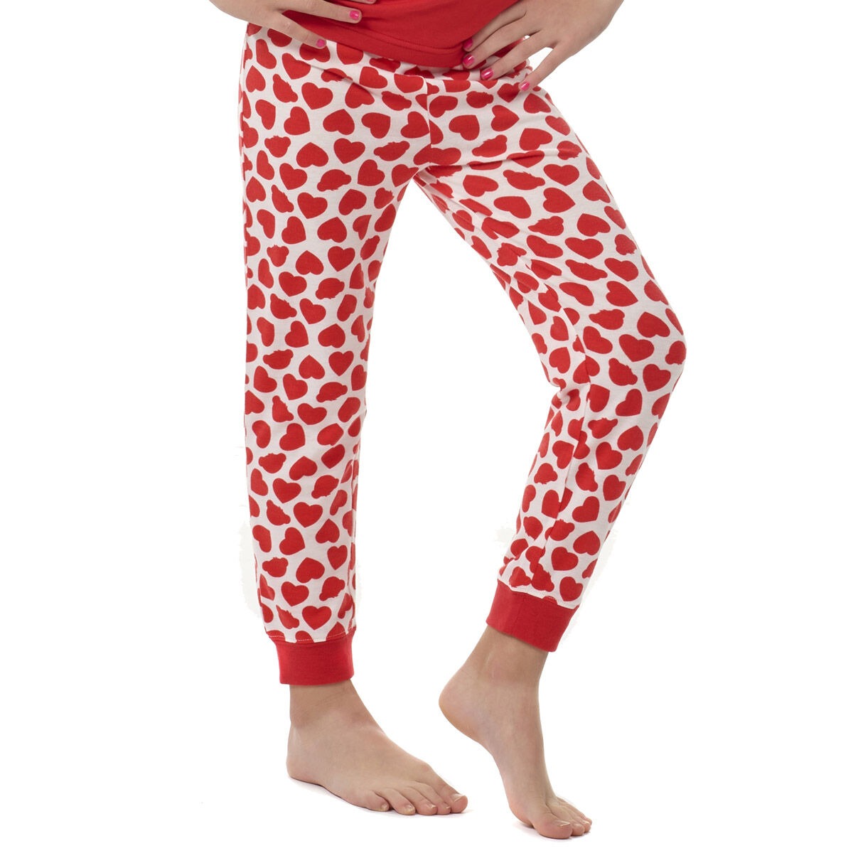 Build-A-Bear Pajama Shop Red Hearts PJ Pants - Toddler and Youth
