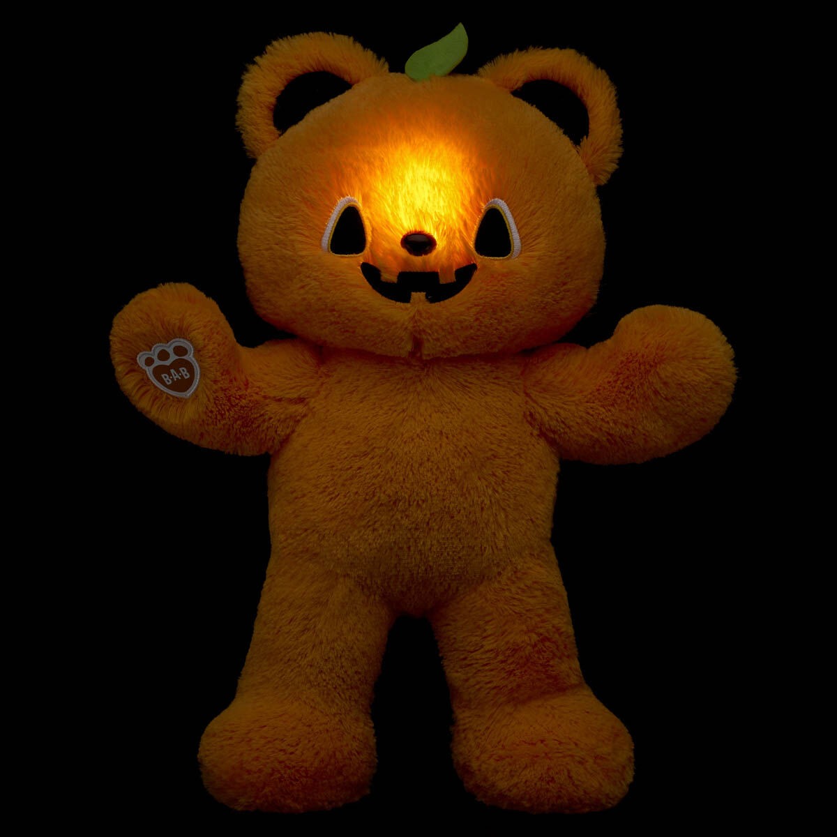 Light-Up Pumpkin Glow Teddy Bear - Image 6