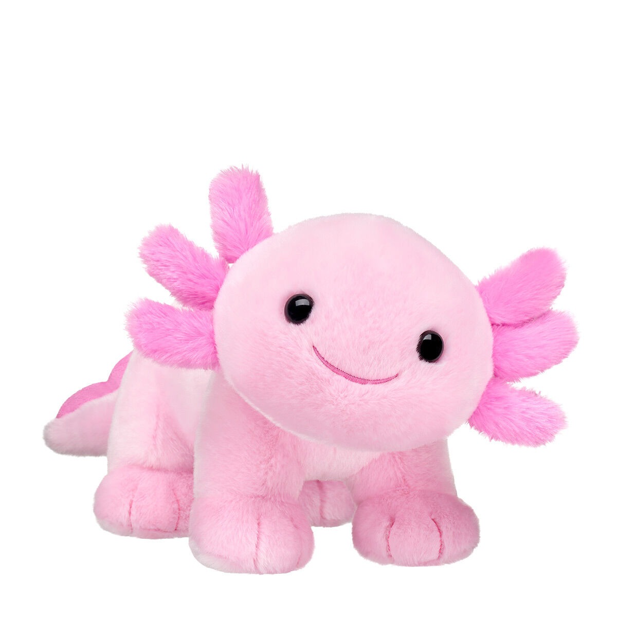 Pink Axolotl Stuffed Animal - Image 4