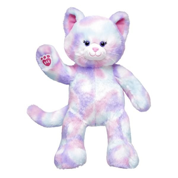 Pastel Swirl Kitty Stuffed Animal - Image 3