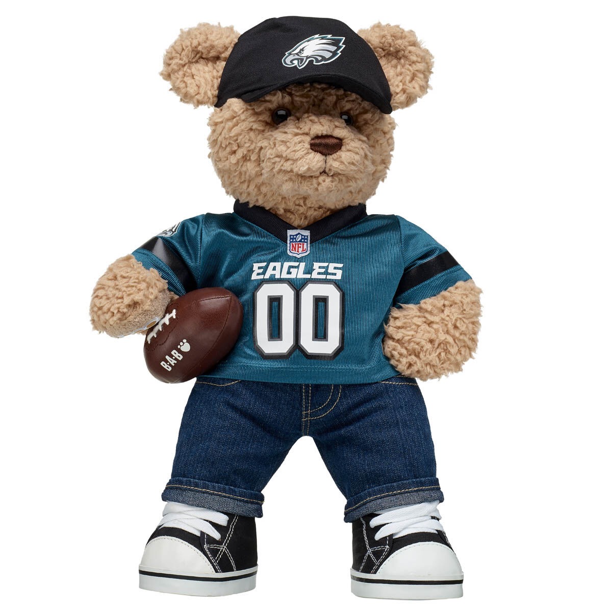 Timeless Teddy Bear Philadelphia Eagles Gift Set with Football