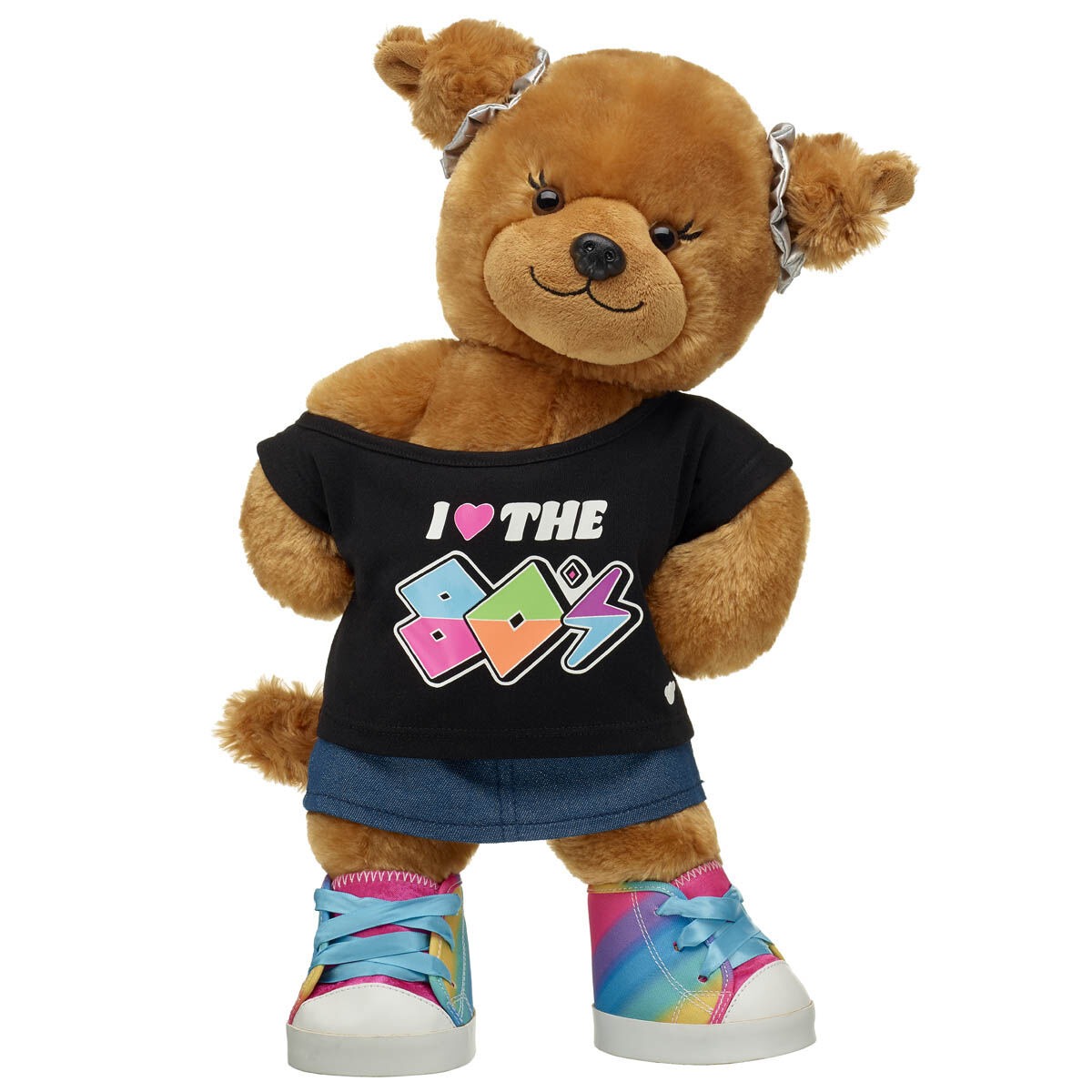 Barkleigh Dog Stuffed Animal "I Love the '80s" Gift Set